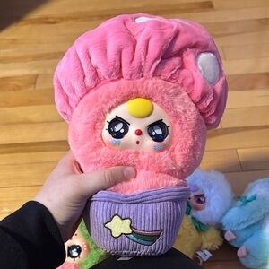 Pink Plush Mushroom Doll